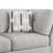 Hiran Overcast Gray 2-piece Chaise Sectional