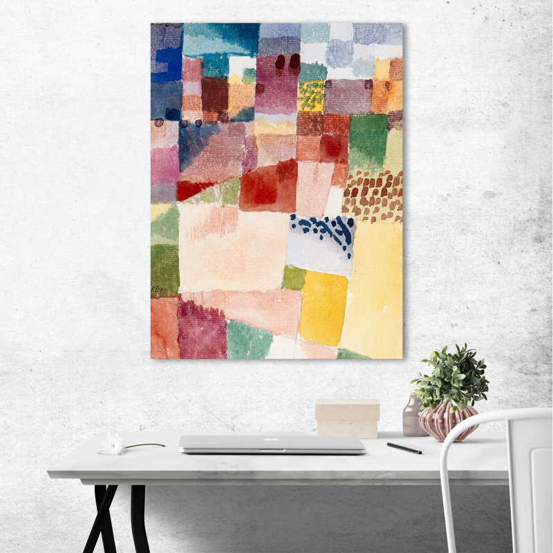 Motif From Hammamet by Paul Klee - Wrapped Canvas Print, 80cm H x 60cm W x 4cm D