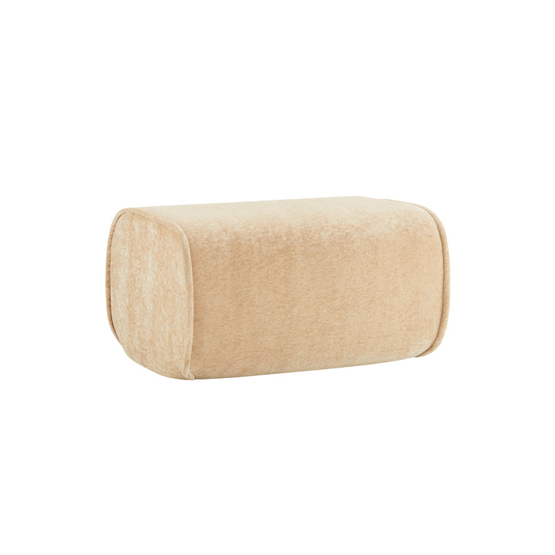 Repose-pieds en velours, Light Brown
