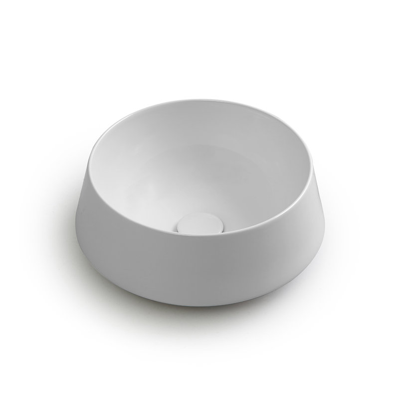 Mood 16.5'' L Bathroom Sink, Glossy White