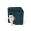 Repose-pieds en velours de 15,9 po Josanna
