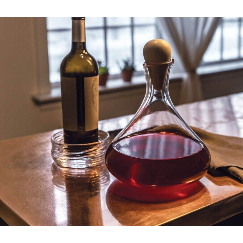 Vintner Wine Decanter with Marble Stopper