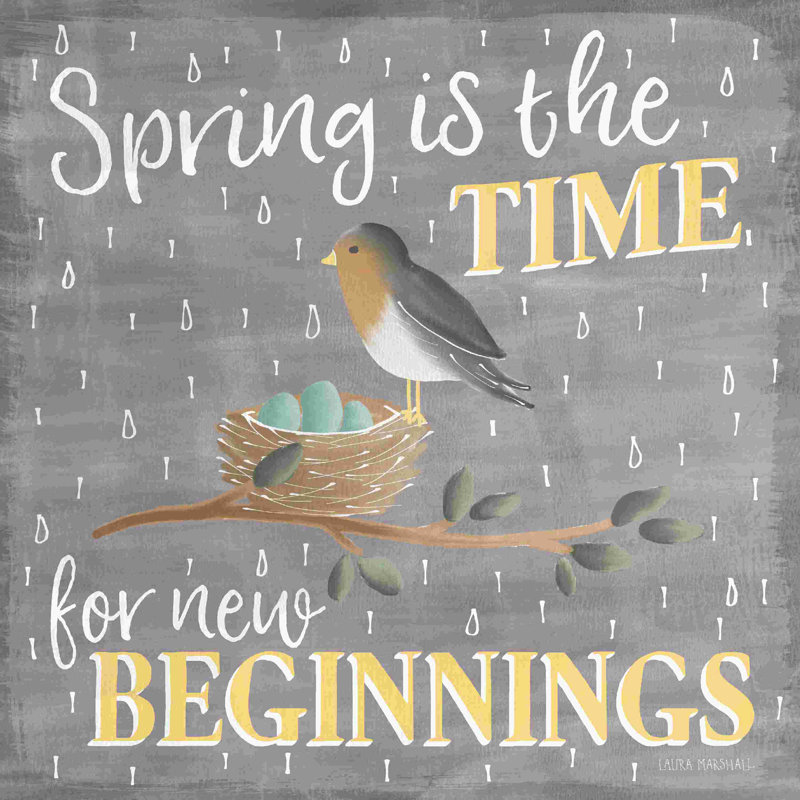 «Smitten With Spring V», H 12 po x l 12 po