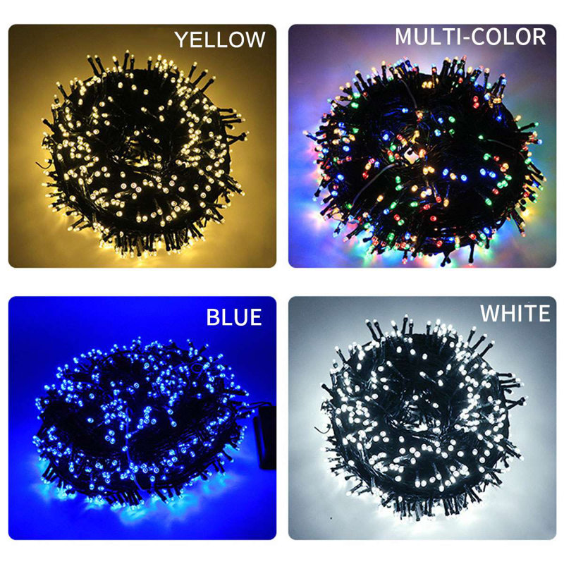 Jaada Outdoor 200 - Bulb 866'' Solar Powered LED Mini String Light, Multicolor