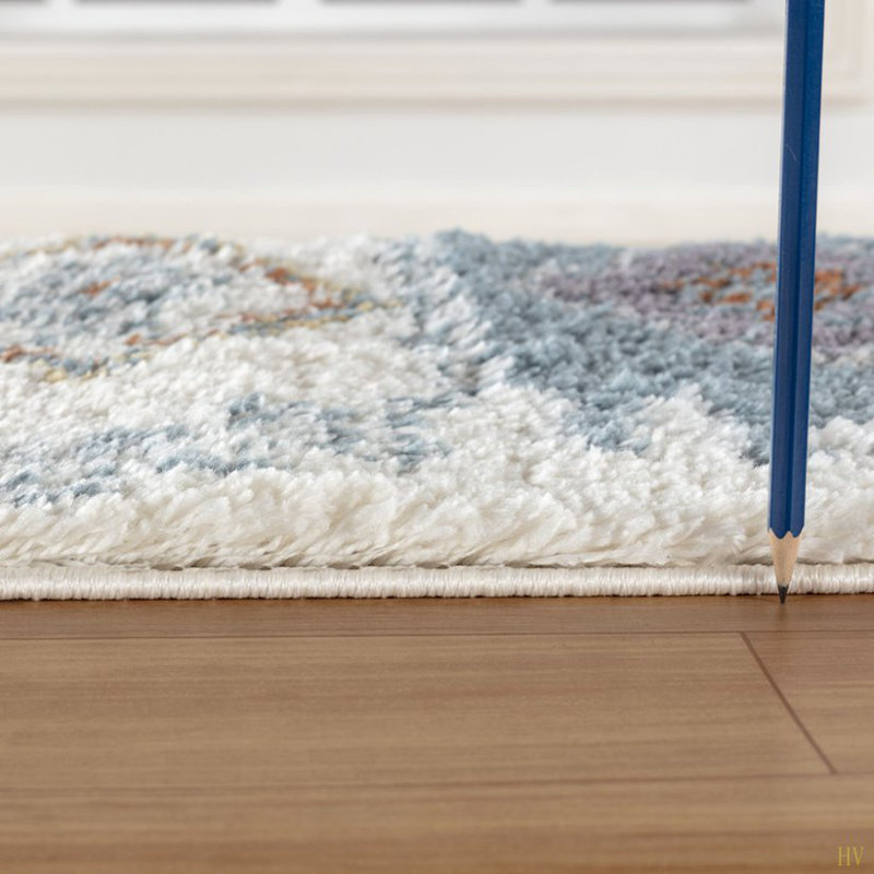 Loft Shag GC_CZY1007 5 Ft. 3 In. X 7 Ft. Shaggy Area Rug, Rectangle 5'3" x 7'