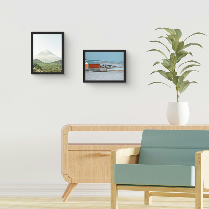 Gallery Matted Frame Set,Wall Mount Display, 12.755" H x 9.763" W x 0.708" D