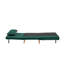 Fauteuil-lit en velours CANON - dossier à 3 positions, convertible en lit en 10 secondes, coussin inclus. Canapé-lit peu encombrant.-1401906693