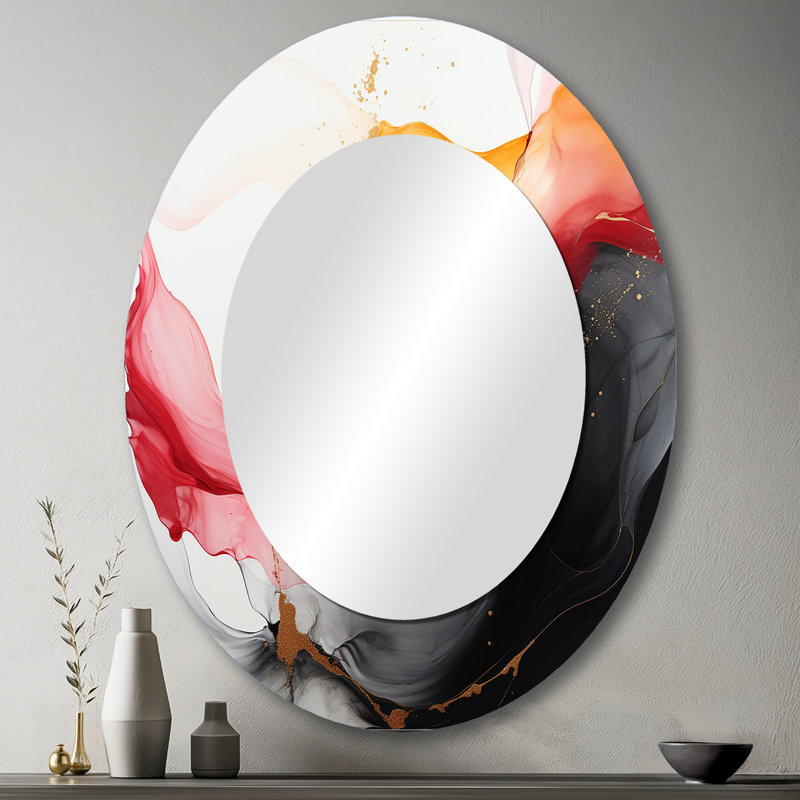Miroir mural ovale Wild Wild Promises, 43 po x 33 po