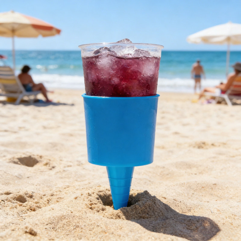 Porte-gobelets en plastique Stake Beach