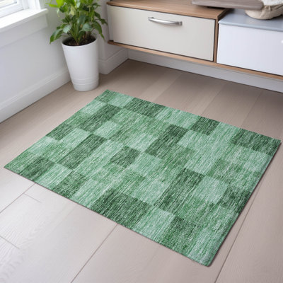 Tapis géométrique de qualité supérieure lavable à la machine Krause AMF1139
