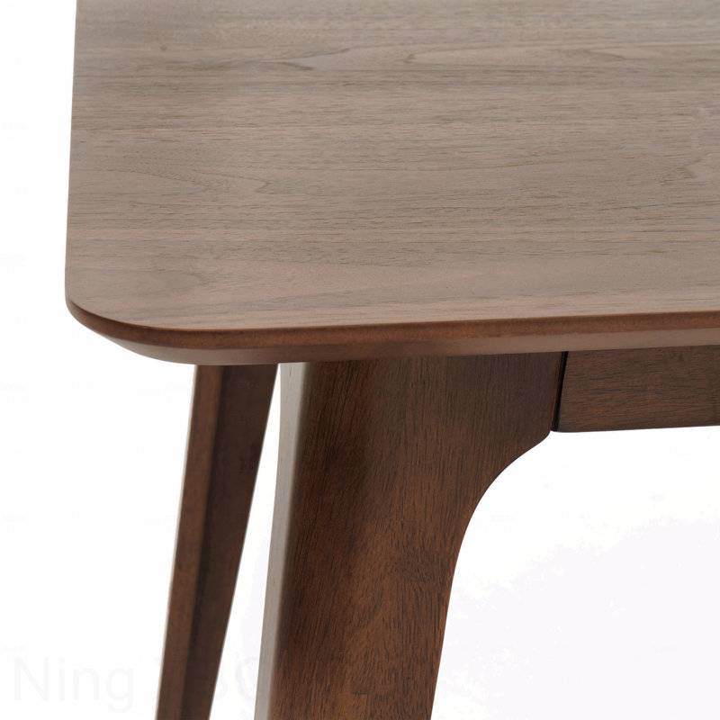 Dining Table Solid Wood Walnut Legs