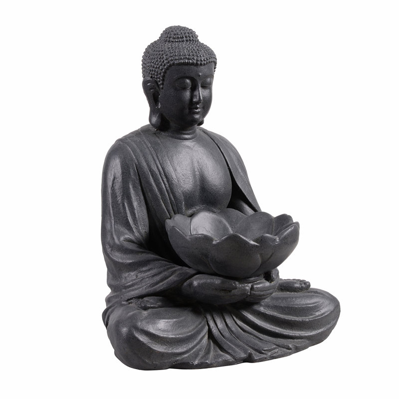Meditating Buddha With Lotus Planter