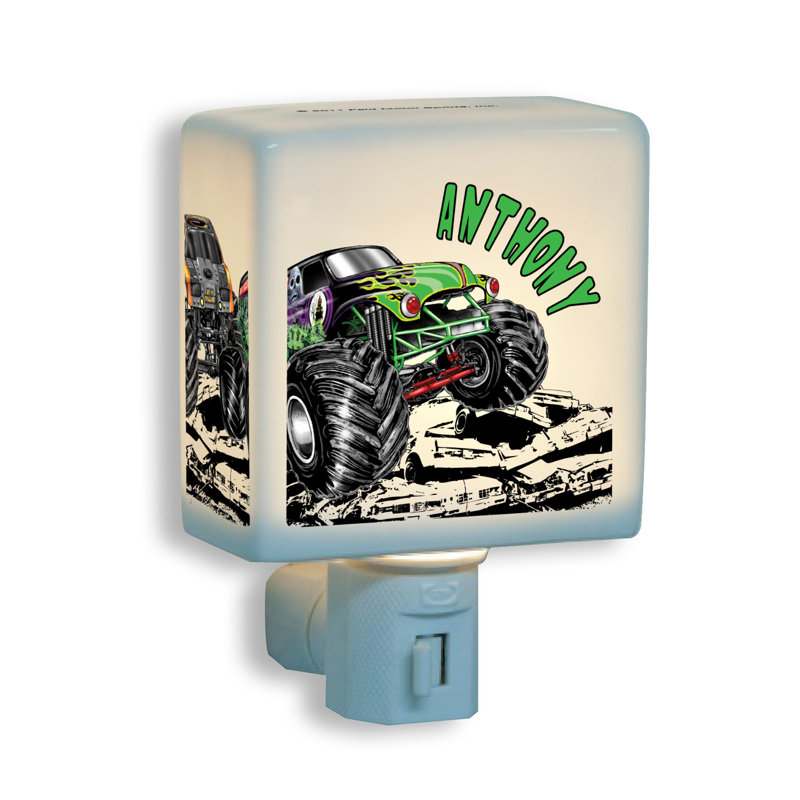 Veilleuse personnalisée Monster Jam Grave Digger