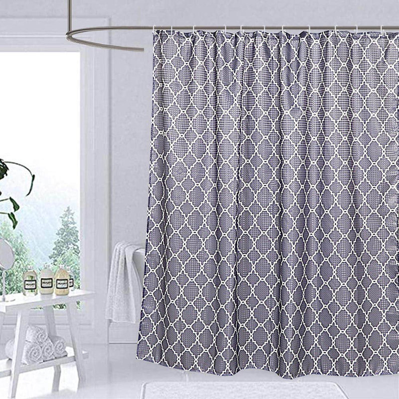 Geometric Shower Curtain, 72" H x 180" W x 5" D