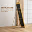 HOMCOM Full Length Mirror, Full Body, Curved Corners, 40x160 cm, Gold Tone