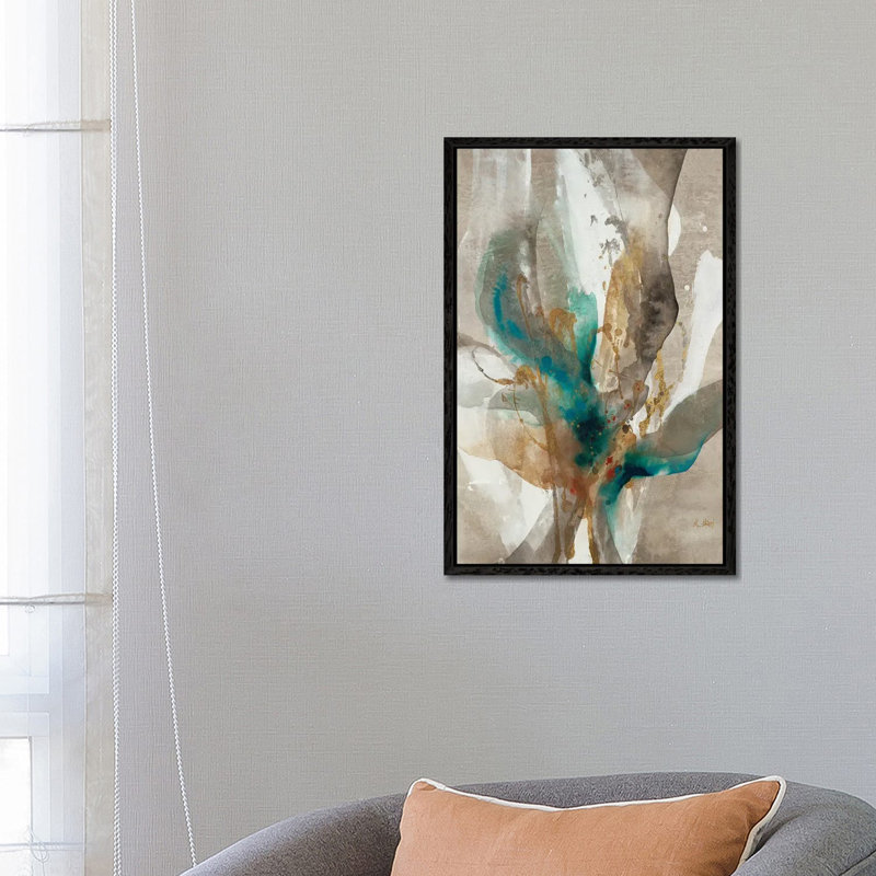 Calla I by K. Nari - Gallery-Wrapped Canvas Giclée on Canvas, 66.04 cm H x 45.72 cm W, Black Floater Frame