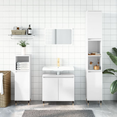 Makyrah Floor Mounted Bathroom Cabinet