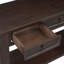 Console, canapé avec tiroirs de rangement et tablette inférieure, table de couloir-1366252533
