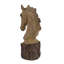 Raphael HORSE HEAD 36cm Carved Wood Effect