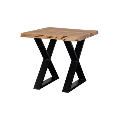 Kincy Solid Wood Top End Table Set