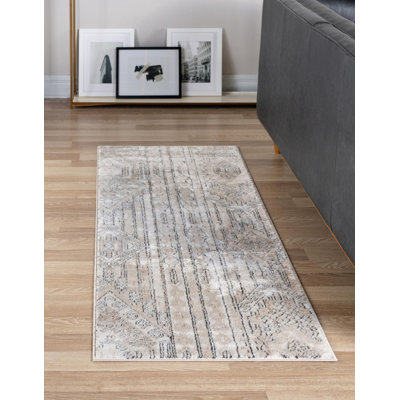 Tapis brun clair Jacklynn