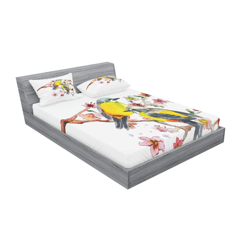 Microfiber Sheet Set, Full/Double Sheet Set with Fitted Sheet