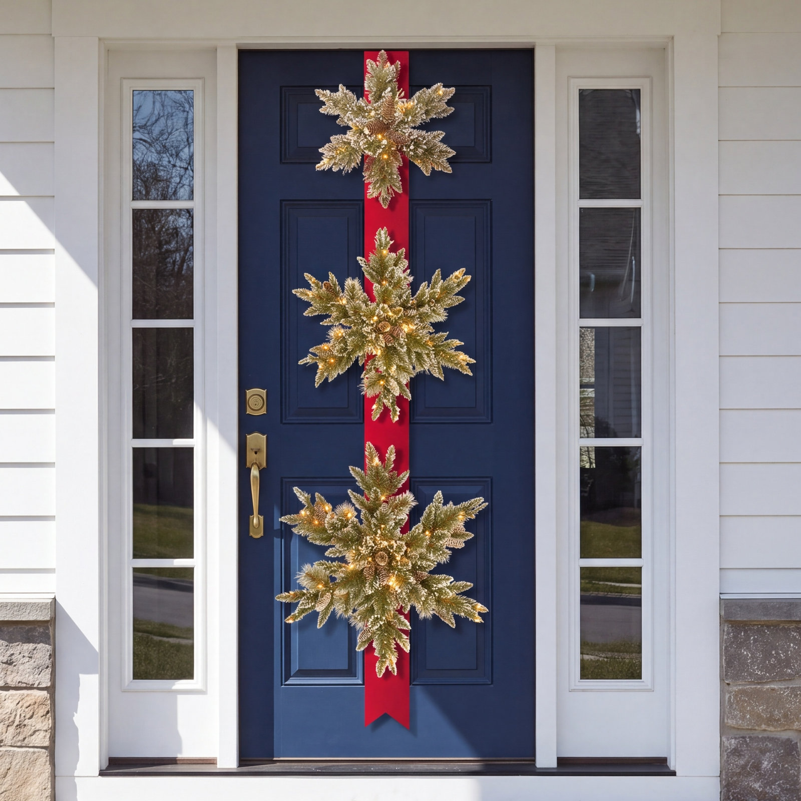 77" Pre-Lit Christmas Garland