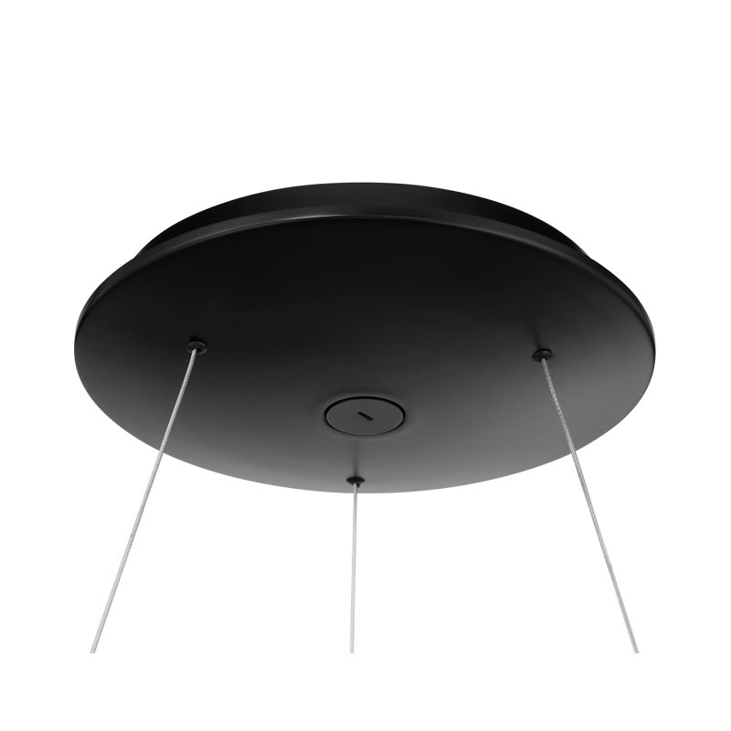 George Kovacs Star Gate LED Pendant In Coal Finish, 4.5" H x 23.5" W