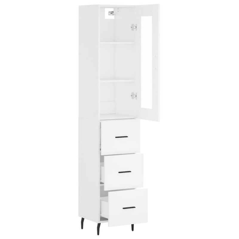 Mikala Display Cabinet, White