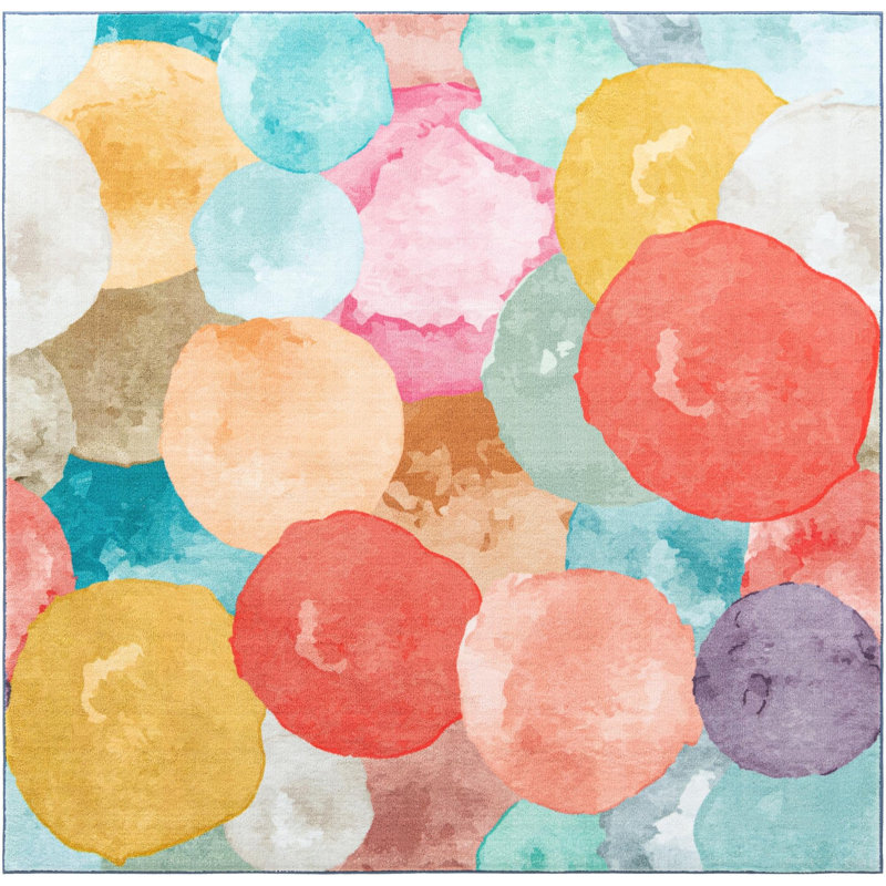 Rumi Tendria Rug, Multi, Square 7'10"