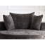 Canapé rembourré en chenille de 55 po de largeur avec 2 coussins-1387091092