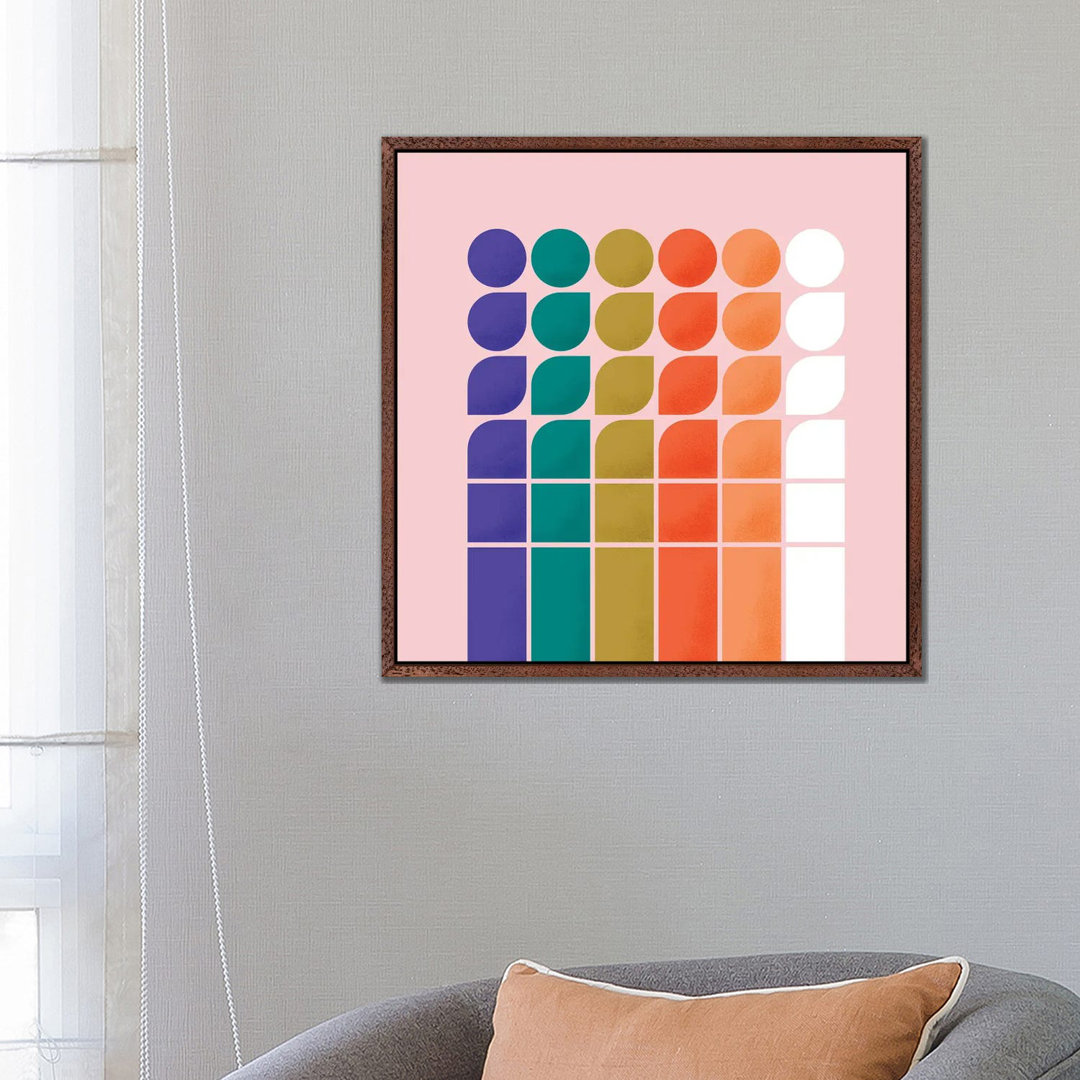 Colorful Changing Shapes von Show Me Mars - Gallery-Wrapped Canvas Giclée on Canvas