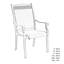 MEDRINO PVC-coated polyester Chair Pack of 4