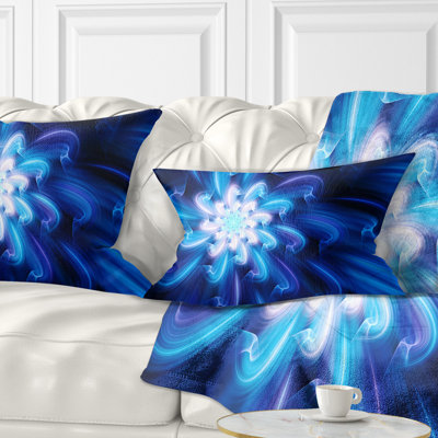 Coussin lombaire floral de fleurs exotiques des pétales