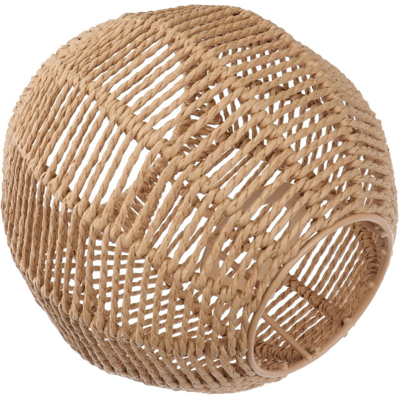 Abat-jour de lampe en rotin tissé, housse suspendue Boho Decor pour salon, restaurant