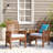 6 - Person Acacia Wood Patio Dining Set with Rectangular Table , Cushions Included-2088937794