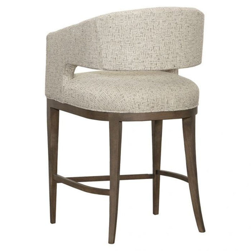 Cleo 30.5" Bar Stool, Espresso, Platinum (3160 63)