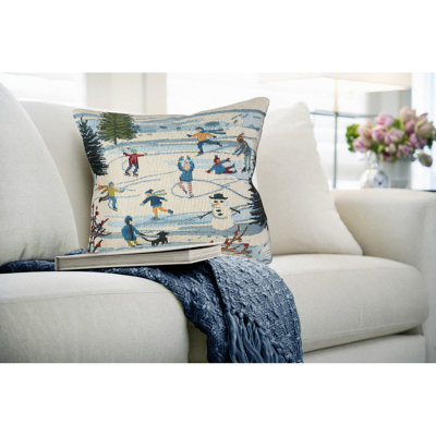 Marina Holiday Throw Pillow