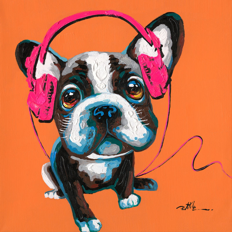 Hot Dog - Wrapped Canvas Painting