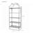 Contemporary Gold 70.6 Inch 5-Tier Glass Shelf Bookcase for Elegant Display