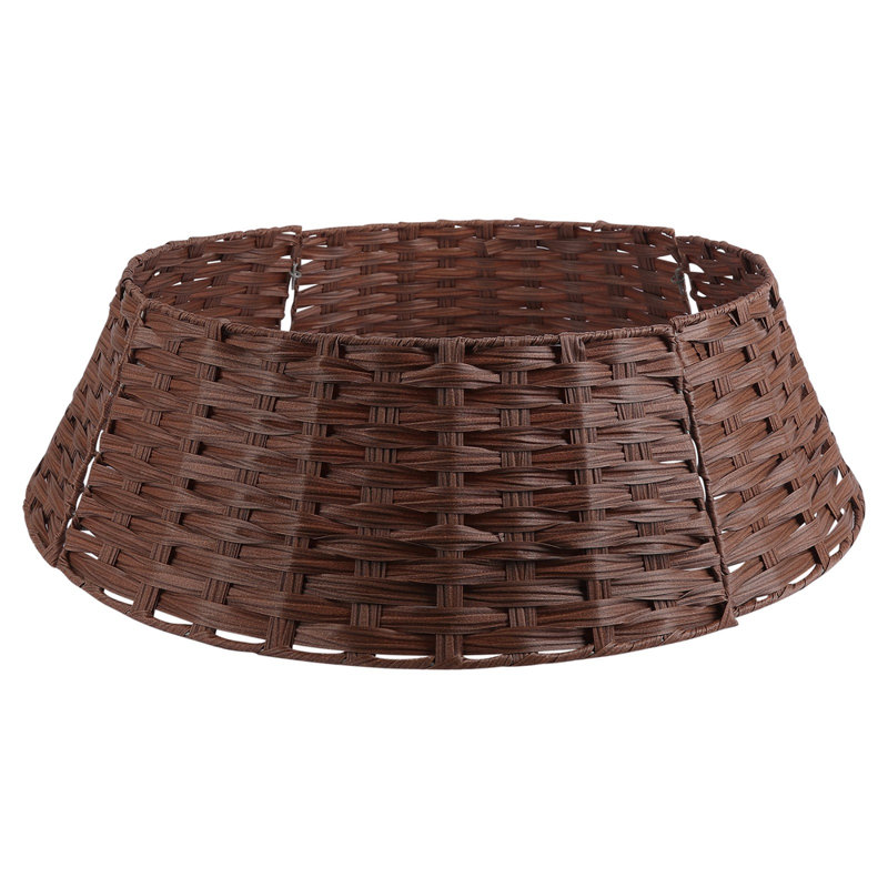 Adalee Polyethylene Tree Skirt, Brown