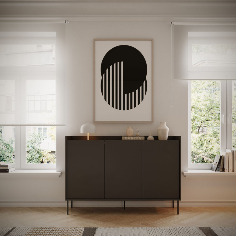 139.8cm Sideboard, Black