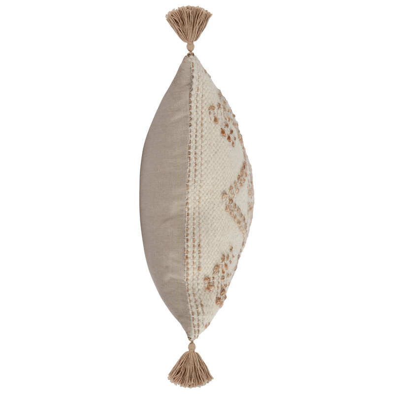 Ferri Lumbar Pillow Insert, Ivory/Natural