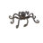 Cummins Metal Octopus Decorative Black Sculpture with Long Tentacles and Suctions Detailing