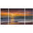 Sundown Descanso Beach - 3-Piece Canvas Print-153826102