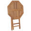 Yerchanig Square Teak Solid Wood Outdoor Bistro Table - 60 cm W 60 cm D
