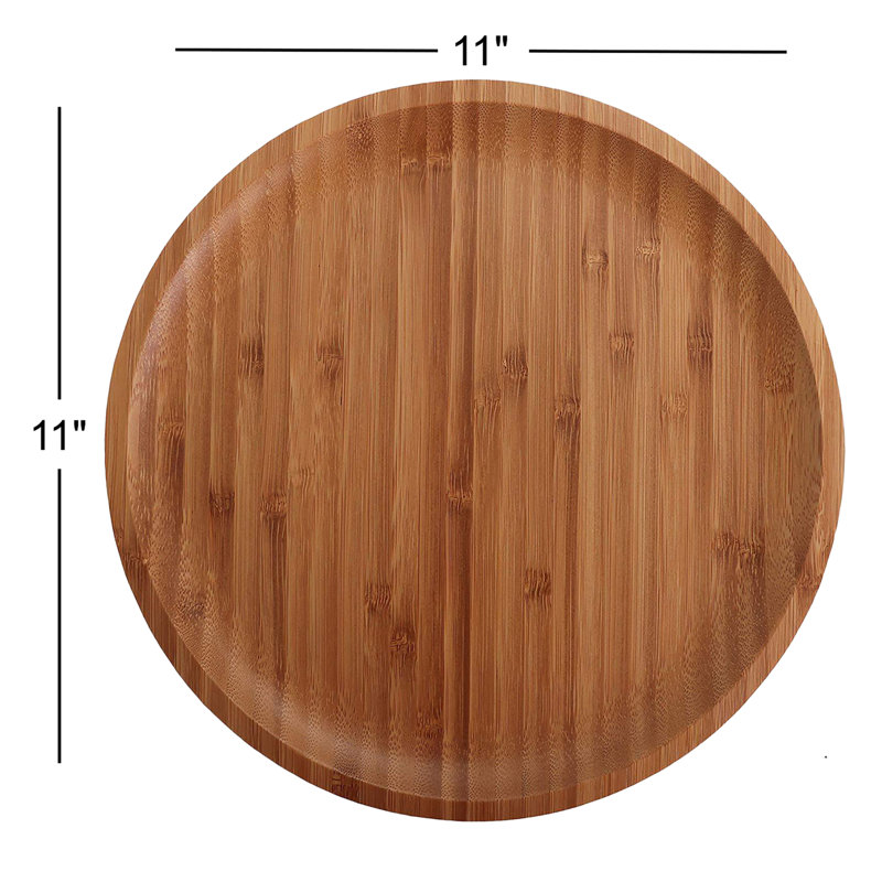 Reusable Bamboo Round Dinner Plate