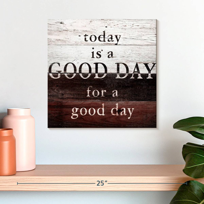 Tergel Good Day Today, H 16 po x l 16 po