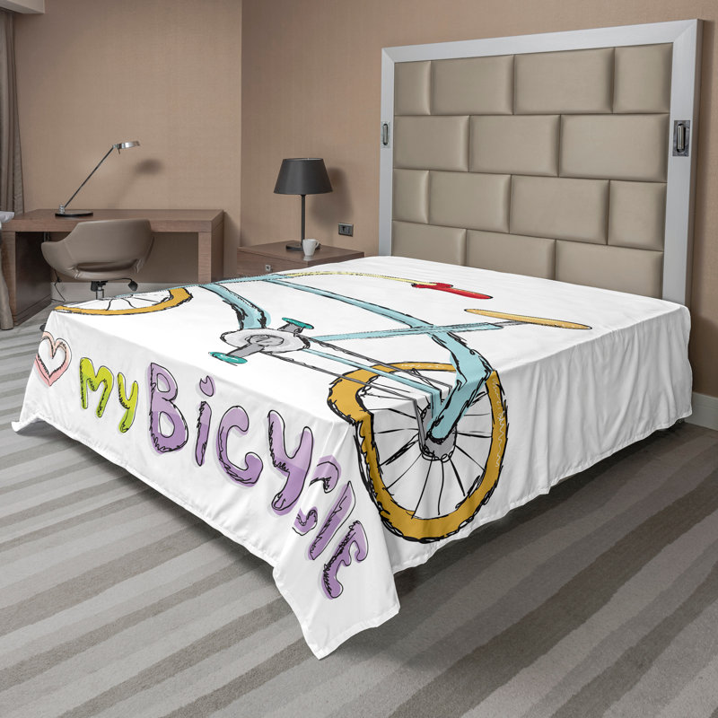 Multicolore Ambesonne, Drap plat grand