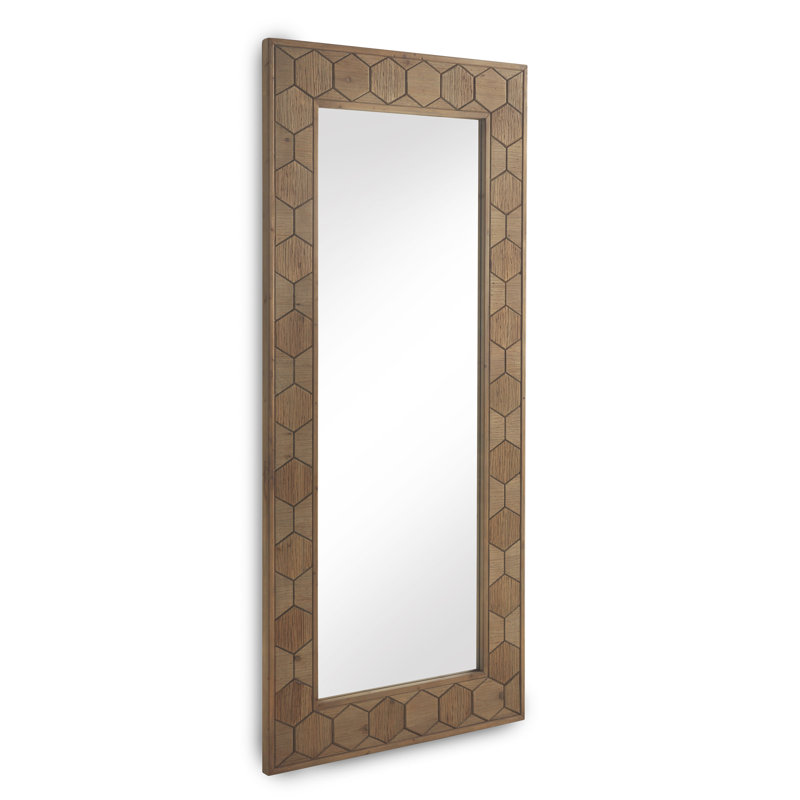 Jasper Wood Flat Wall Mirror